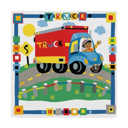 Cheryl Piperberg 'Childrens Truck' Canvas Art,24x24